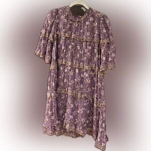 Isabel Marant Purple Floral Dress